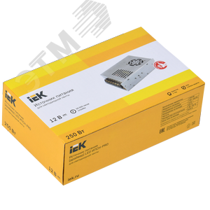 Драйвер LED ИПСН-PRO 250Вт 12 В блок - клеммы IP20 - фото 2