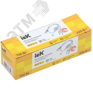 Драйвер LED ИПСН 700Вт 220В 12мм MONO IP65 2