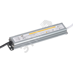 Драйвер светодиодный LED ИПСН-PRO 50вт 12в IP67 блок-шнуры блистер (LSP2-050-12-67-22-PRO) - IEK (ИЭК)