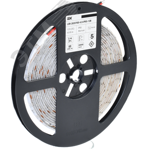 Лента светодиодная 5м LSR-2835Y60-4,8-IP65-12В 2