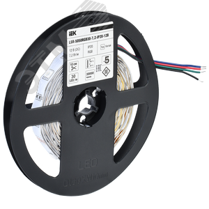 Лента светодиодная 5 м LSR-5050RGB30-7,2-IP20-12В - фото 2