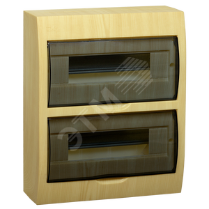 Бокс ЩРН-П-24 модуля навесной пластик (Сосна) IP41