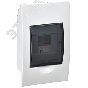 Бокс ЩРВ-П-4 модуля встр. пластик IP41 GENERICA