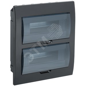 Корпус модульный пл. встр. ЩРВ-П-24 черный IP41 - IEK (ИЭК)