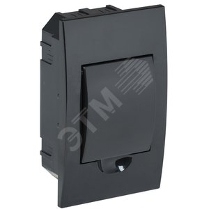 Корпус модульный пл. встр. ЩРВ-П-4 черный черн. дв. IP41 | MKP13-V-04-41-K02 | IEK - IEK (ИЭК)