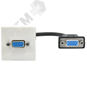 PRIMER РКМ-10-20-П Розетка VGA M/M (1 мод.) бел. | PR-KK40D-RV-0-1-K01 | IEK - IEK (ИЭК)