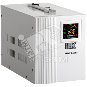 Стабилизатор напряжения переносной серии Prime 1.5 кВА (IVS31-1-01500)