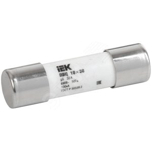Вставка плавкая цилиндрическая ПВЦ 22х58 gG 8А - IEK (ИЭК)