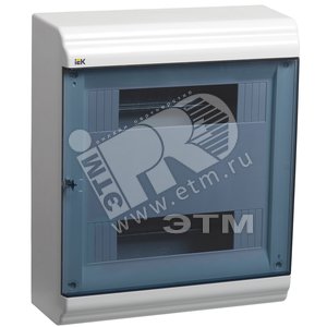 Щит распределительный навесной ЩРн-П-24 пластиковый прозрачная дверь IP41 PRIME