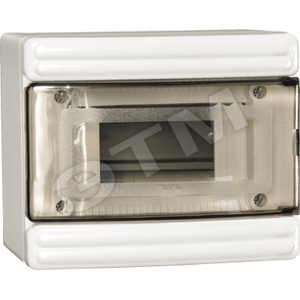 Корпус ЩРн-П-6 прозрачная дверь IP40 белый - IEK (ИЭК)