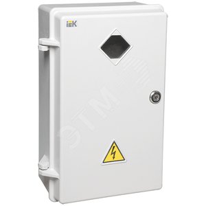 Корпус полиэстерный учетный ЩУ 1/1-Э УХЛ1 IP54 (IND-MKP50-N-01-E-54) - IEK (ИЭК)