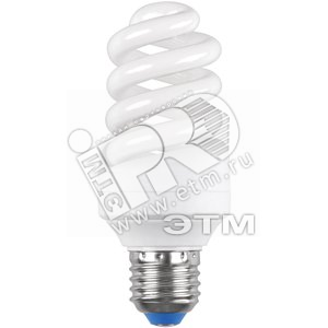 Лампа энергосберегающая КЛЛ 15/827 Е27 D48х110 спираль ECO (LLEP25-27-015-2700-T3) - IEK (ИЭК)
