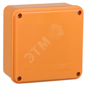 Коробка распаячная огнестойкая ПС 100х100х50мм 2P 4мм2 IP44 гладкие стенки IEK