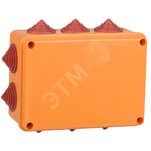Коробка распаячная огнестойкая ПС 150х110х70мм 6P 10мм2 IP55 10 вводов