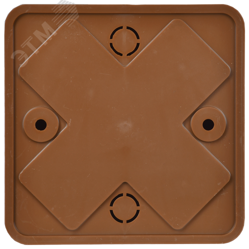 Коробка распределительная КМ41216-05 75х75х28мм дуб с контактной группой 2