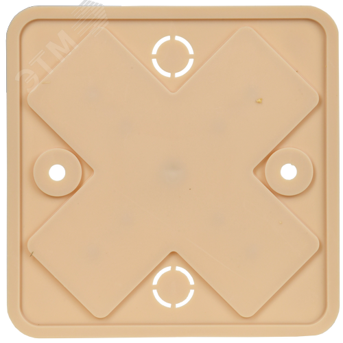 Коробка распределительная КМ41216-04 75х75х28мм   сосна с контактной группой 2