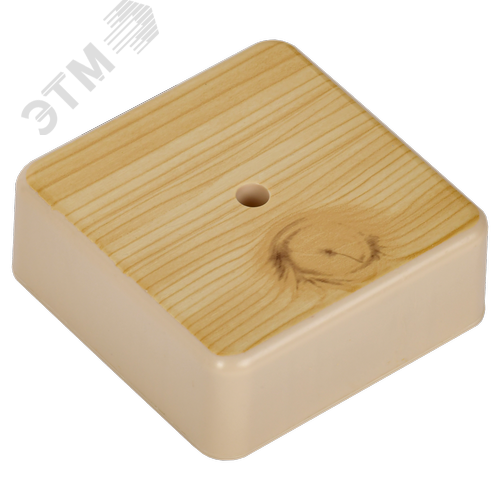 Коробка распределительная КМ41216-04 75х75х28мм   сосна с контактной группой 4