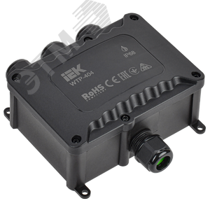Коробка распред. герметичная WTP-404 4 ввода IP68 - IEK (ИЭК)