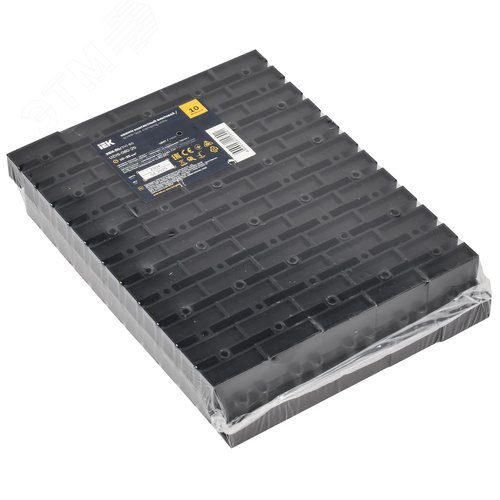 Зажим винтовой ЗВИ-80 10-25мм.кв 12 пар не поддерживает горение черный 2