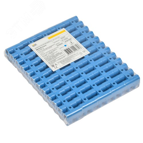 Зажим винтовой ЗВИ-60 6-16мм.кв 12 пар не поддерживает горение синий 2