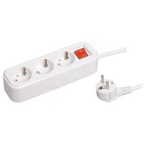 Удлинитель У03В 3 места 2Р+РЕ/1.5 метра 3х1мм.кв 16А/250В CLASSIC - IEK (ИЭК)