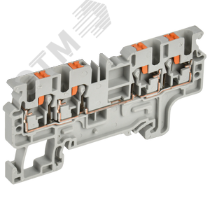 ARMAFIX Клемма пружинная Push-in CP-MC 4 вывода 2,5мм2 серая IEK - IEK (ИЭК)