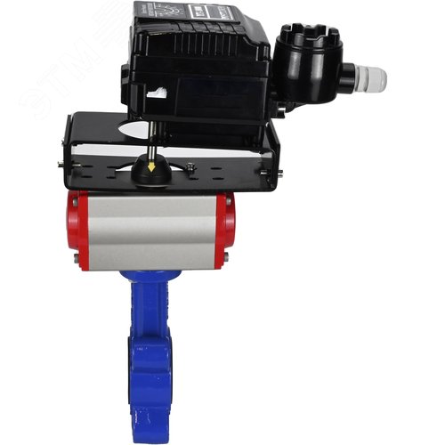 Затвор дисковый поворотный QT450-304-EPDM-2W-Fb-H Ду50 Ру16 корпус чугун QT450, диск нержавеющая сталь 304, уплотнение EPDM, с пневмоприводом DA-065 и позиционером EPRP1-NU-0-08 без обратной связи - фото 4