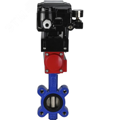Затвор дисковый поворотный QT450-304-EPDM-2W-Fb-H Ду50 Ру16 корпус чугун QT450, диск нержавеющая сталь 304, уплотнение EPDM, с пневмоприводом DA-065 и позиционером EPRP1-NU-0-08 без обратной связи - фото 6