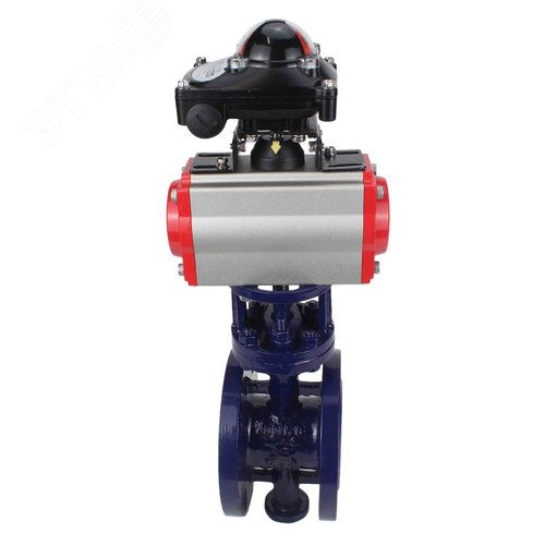 Затвор дисковый с тройным эксцентриситетом WCB-304-M-F-ISO Ду150 Ру25 фланцевый, корпус углеродистая сталь WCB, диск нержавеющая сталь 304, METAL, пневмопривод DA-160, пневмораспределитель PND2-S1EM-52-1NC-J08-220VAC и БКВ LSB-210-02NM12-220/24 - фото 5