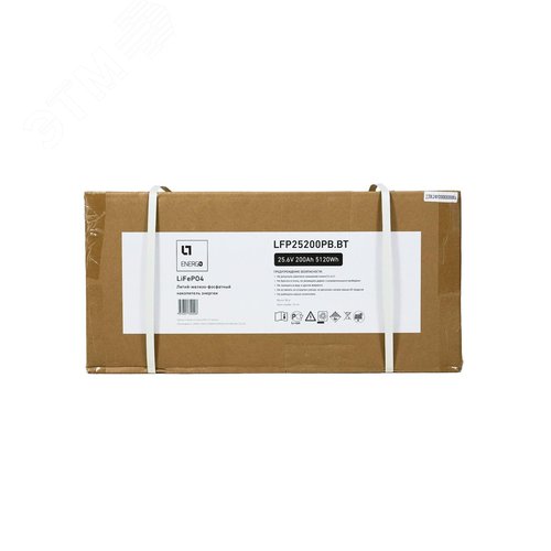 LFP накопитель энергии LTE ESS 25.6 В/200 Ач/5.12 кВтч, пл.корпус, Bluetooth - фото 3