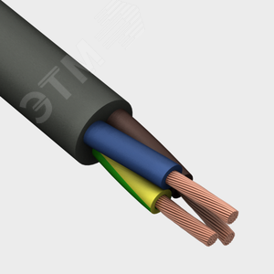 Провод ПВСнг(А)-LS 2х0,75+1x0,75 (ч) ТРТС