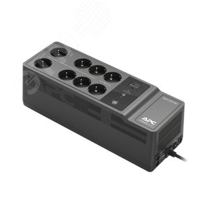 Источник бесперебойного питания APC Back-UPS ES,  Ожидание (оффлайн), 850 ВА / 520 Вт, Tower,       Schuko, LED, USB, USB (BE850G2-RS) - APC