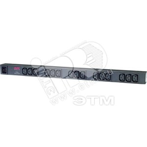 Блок розеток APC Rack PDU Basic Zero U 16A 208/230V (AP9572) - APC