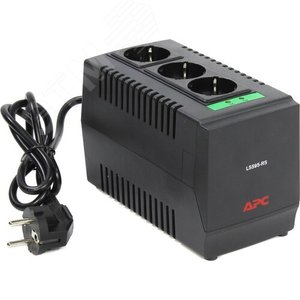 Стабилизатор напряжения автоматический APC Line-R 600VA Automatic Voltage Regulator, 3Schuko        Outlets, 230V (LS595-RS) - APC