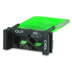 Модуль для защиты сетевых линий  REPLACEABLE, RACKMOUNT, 1U, CAT 6 NETWORK SURGE PROTECTION MODULE (PNETR6) - APC