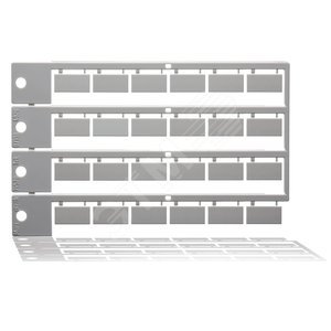 Блок маркировок, пластик, 24 знака (02024) - Finder