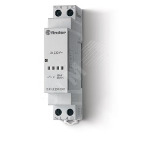 Модульные Электронные шаговые реле, 1NO 16A, 3 или 4 проводная система, Упаковка с 1 реле