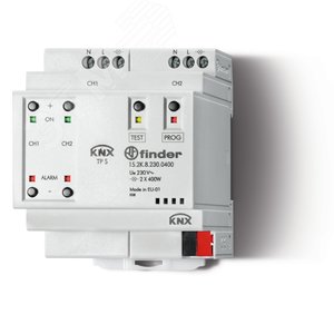 Диммер электронный KNX, 400Вт, 2 канала, питание 230В АC - FINDER