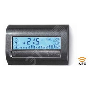 1C8190032107PAS Комнатный цифровой термостат с недельным таймером, сенсорный экран, питание 3В DС, 1 - FINDER