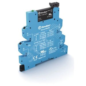 Модуль интерфейсный сборка 34.81.7.024.8240 + 93.60.7.024, твердотельное реле, MasterBASIC, выход 2A 240В AC, питание 24В DC, IP20, безвинтовые клеммы Push-in