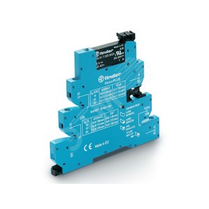 Модуль интерфейсный сборка 34.81.7.060.9024 + 93.63.0.125, твердотельное реле, серия MasterPLUS, выход 6A 24В DC, питание 110-125B AC/DC, IP20, винтовые клеммы