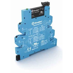 Модуль интерфейсный сборка 34.81.7.005.9024 + 93.65.7.024, твердотельное реле, серия MasterOUTPUT, выход 6A 24В DC, питание 6В DC, IP20, безвинтовые клеммы Push-in