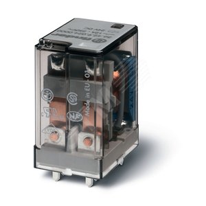 Реле электромеханическое силовое миниатюрное, монтаж на печатную плату, 2NO 12A, контакты AgNi (зазор 1.5мм), катушка 60В AC, степень защиты RTI, опции: нет