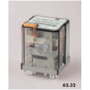 Реле общего назначения Faston 187, Контакты AgNi, 2CO 10A 125V DC катушка (603291250000) - Finder