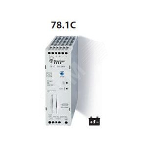 Источник питания импульсный вход 120-240В AC/220В DC выход 24В DC 120Вт 30мм IP20 контакт Предтревога (781C12302405) - Finder