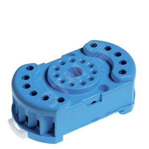 Розетка с винтовыми клеммами с зажимной клетью для реле 60.13, таймера 88.02