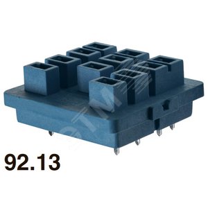 Розетка для монтажа на плате для реле 62.31, 62.32, 62.33