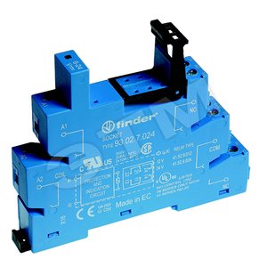 Розетка с винтовыми клеммами с зажимной клетью для реле 41, питание 24В АС/DC