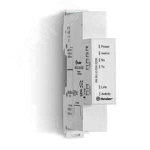 Мост Modbus TCP/IP - Modbus RTU (RS485 ведущий), питание 24В DC, на DIN-рейку IP20 - артикул 6MBU00242200