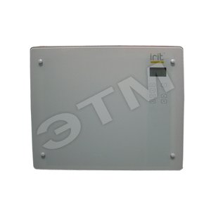 Конвектор 1000W электрический с термостатом ЖК стеклянная панель белый IR-6210 (IR-6210white) - IRIT
